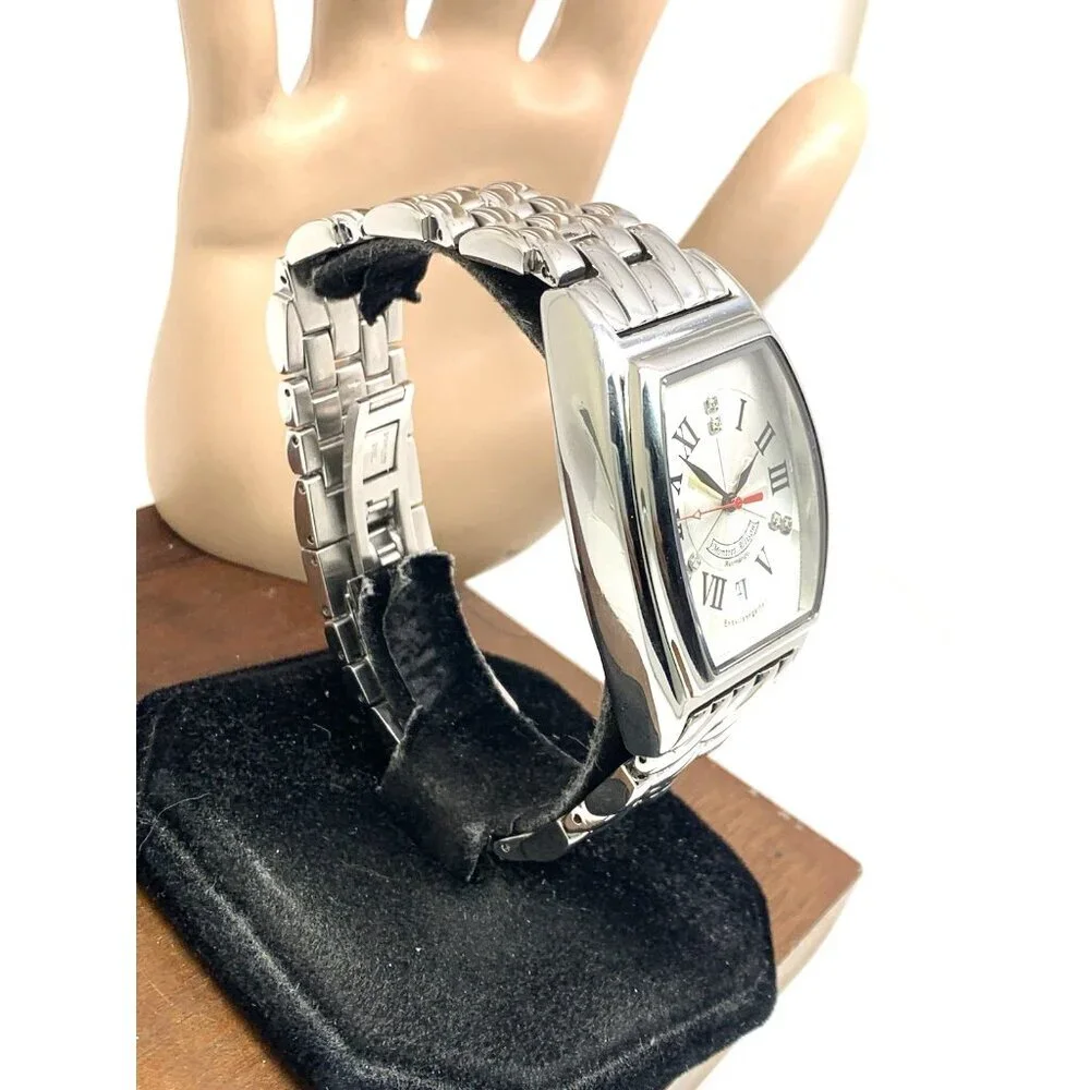 Montres Allison Men's Watch Swiss Automatic Diamond Silver Dial Limited Edition